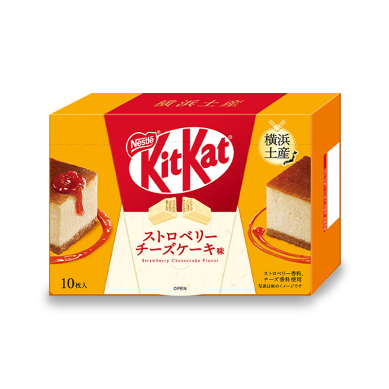 KitKats japonais Premium, saveur Cheesecake à la fraise, de Yokohama