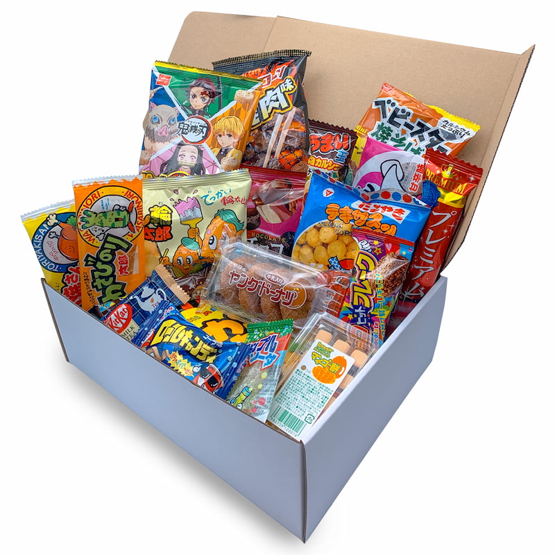Lot de 20 x snacks bonbon japonais import japon box pas cher kit